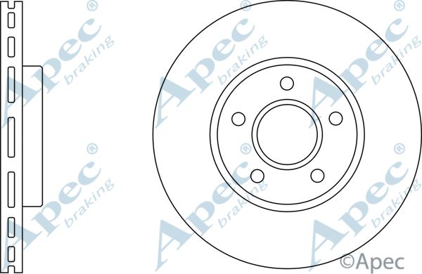 APEC BRAKING Тормозной диск DSK2179